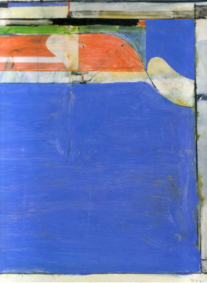 リチャード・ディーベンコーン　Richard Diebenkorn- Works on Paper Richard Diebenkorn 1987年／Menil Collection　英語版　カバー